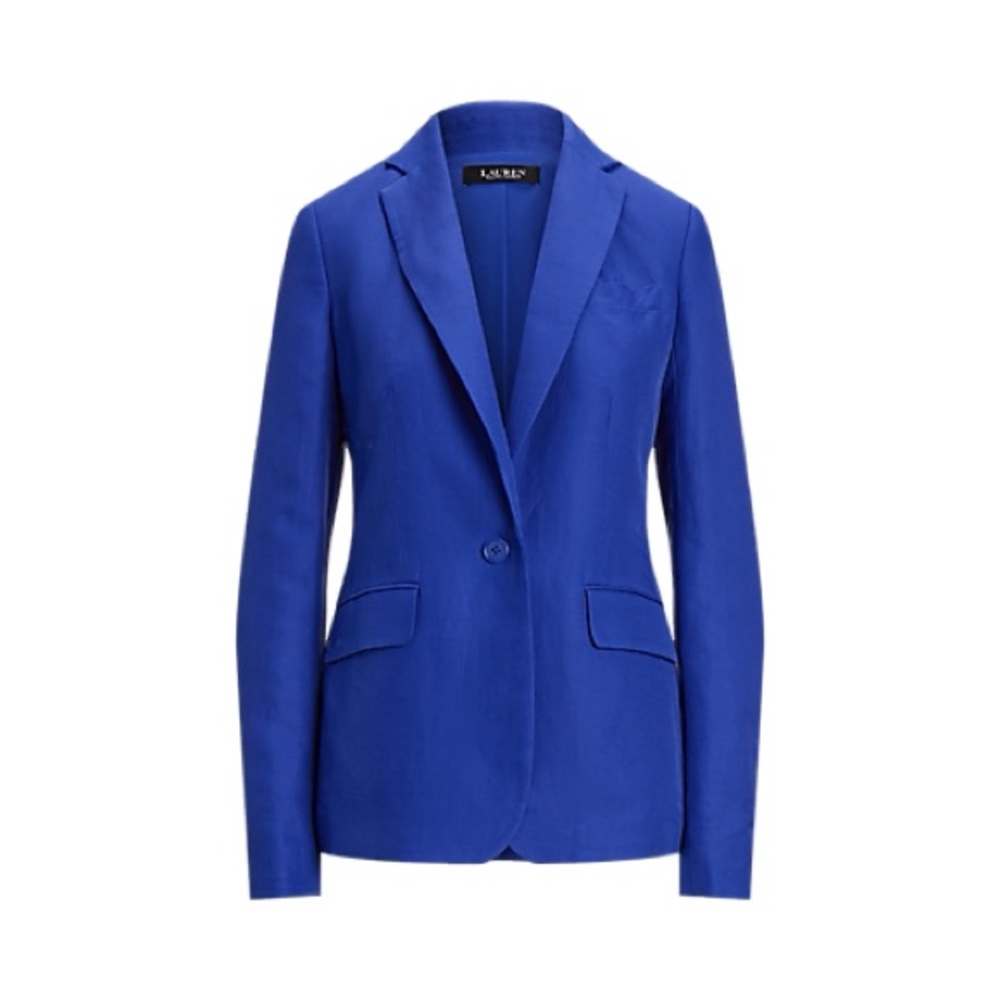 NWT LAUREN RALPHLAUREN Linen-Blend Twill Blazer
